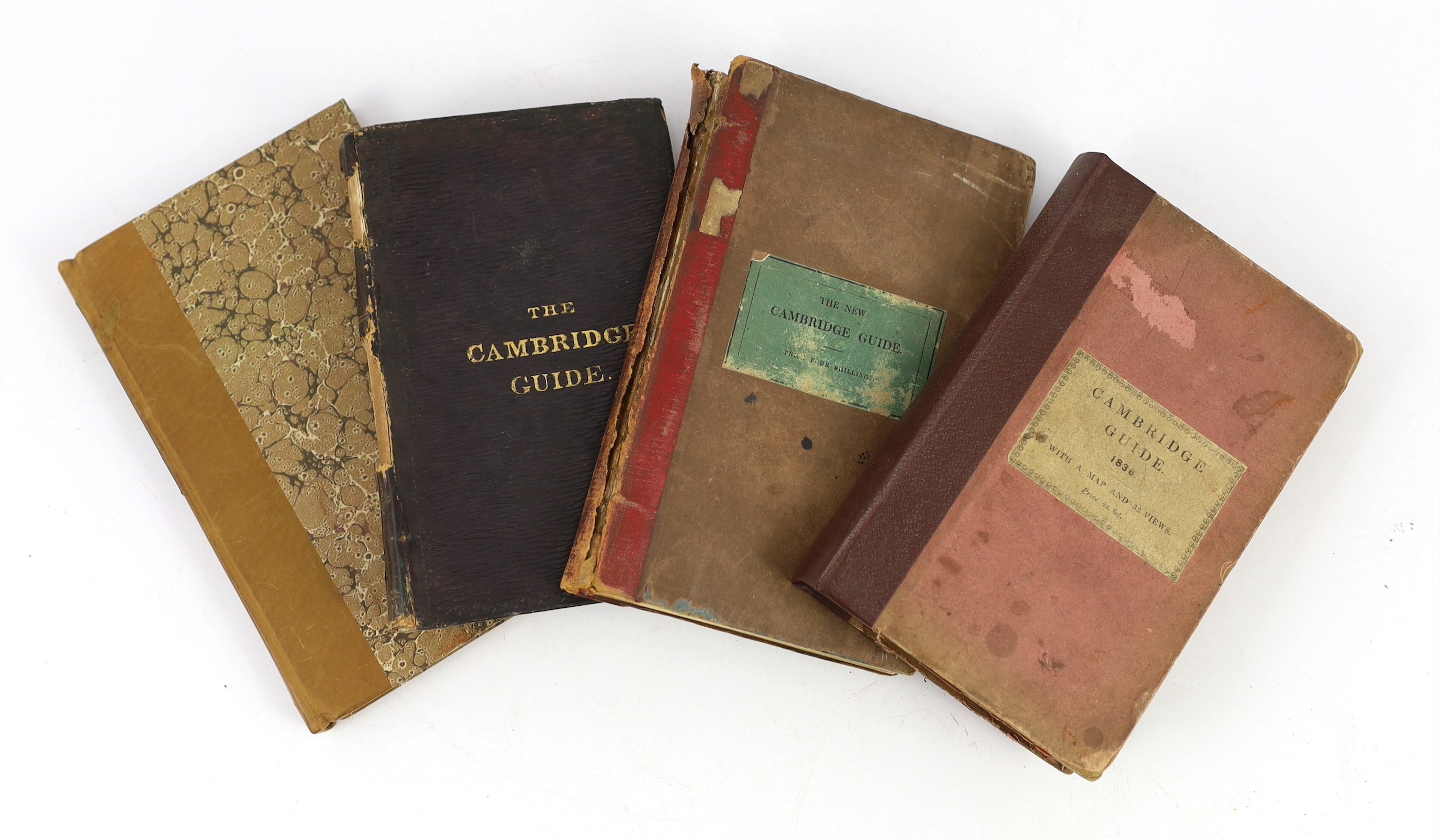CAMBS: The Cambridge Guide, including historical and architectural notices of the public buildings ... new edition. folded plan and 8 plates, contemp. paper boards and printed label